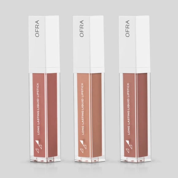 OFRA Other - OFRA LONG LASTING LIQUID LIP SET - THE NUDES 8g X 3 BRAND NEW/SEALED